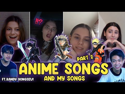 Nyanyi lagu anime dan lagu ku Feat Randy Dongseu semua cewe pun terkejut! - SINGING REACTIONS OME TV