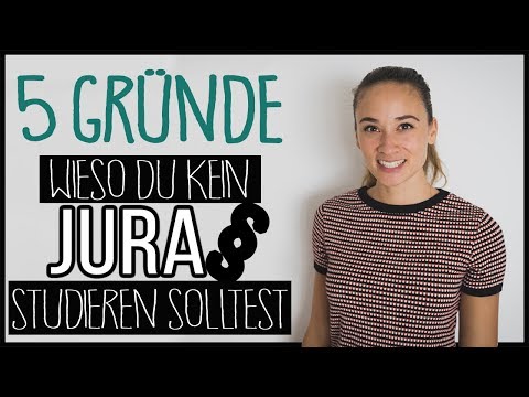 5 DINGE wieso DU kein JURIST werden solltest!