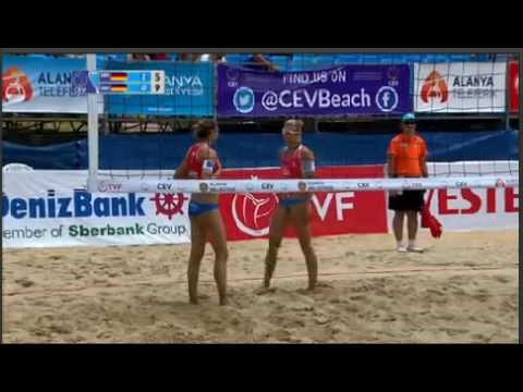 Beachvolley 2017-Ittlinger/Mersmann vs.Behrens/Schumacher GER-2017 Alanya Masters-semifinal