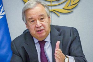 Secretary-General Antonio Guterres closes the high-level roundtable on climate action, 24 September 2020, New York, United States of America