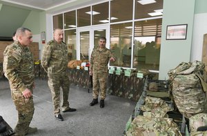 Ilham Aliyev visited military unit of Defense Ministry's Special Forces with Major General  Hikmat Mirzayev, Azerbaidjan