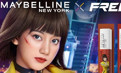 Terinspirasi Mobile Legends, Maybelline Rilis Supersay Matte Ink Free Fire Edition