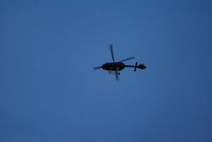 Midlands Air Ambulance at Queslett Nature Reserve