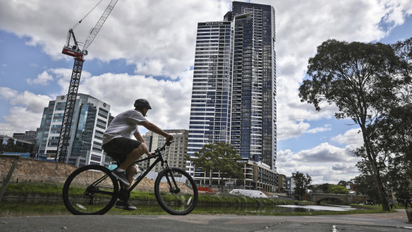 In neighbourhoods such as Parramatta, some properties are selling at a loss.