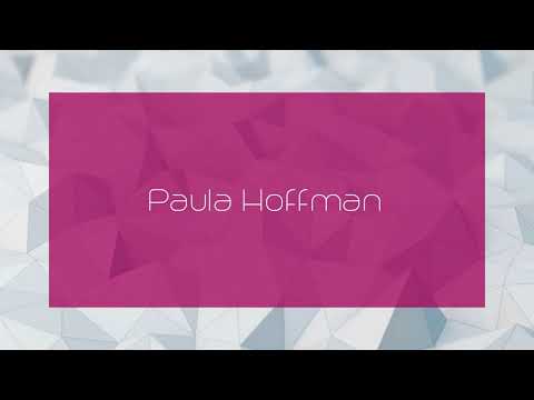 Paula Hoffman - appearance