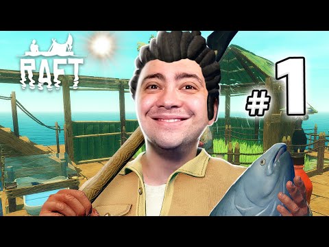 alanzoka jogando Raft com os amigos - #1