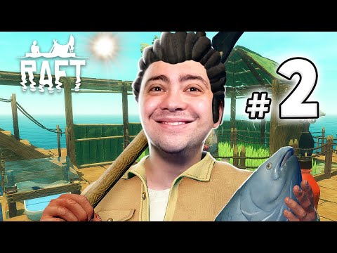 alanzoka jogando Raft com os amigos - #2