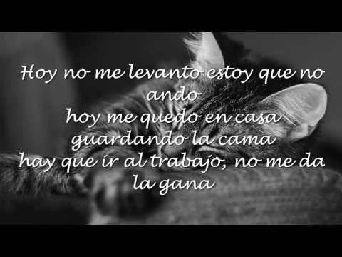 Mecano -  Hoy no me puedo levantar con letra