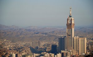 Mecca clock tower, Saudi Arabia