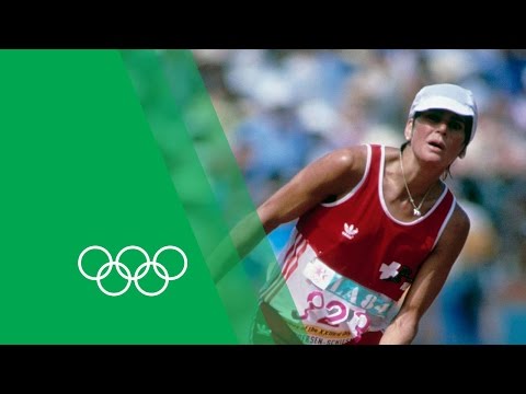 An Unforgettable Marathon Finish - Gabriela Andersen-Schiess | Olympic Rewind