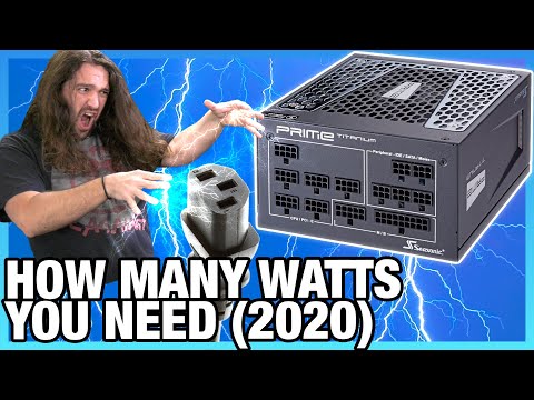 Wasting Money on Power Supplies: How Many Watts You Need for a PC PSU (2020)