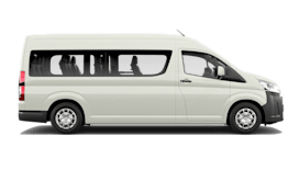 Image: 2022 Toyota HiAce Commuter. Model features may vary.