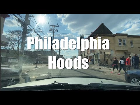 Driving Tour West Philadelphia to North Philadelphia | RAW Diverse Hoods Stark Contrast (Narrated)