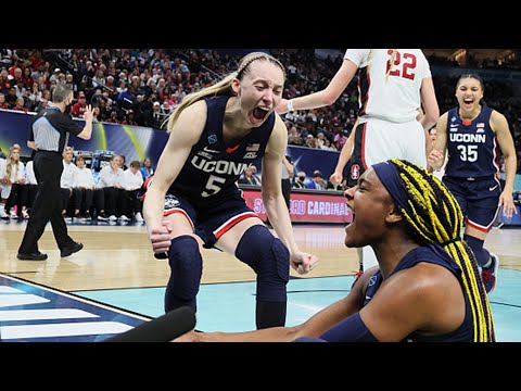 Chaotic final 1:50 of UConn-Stanford in the 2022 Final Four