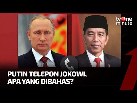 Vladimir Putin Telepon Jokowi, Ini yang Mereka Bahas | tvOne Minute