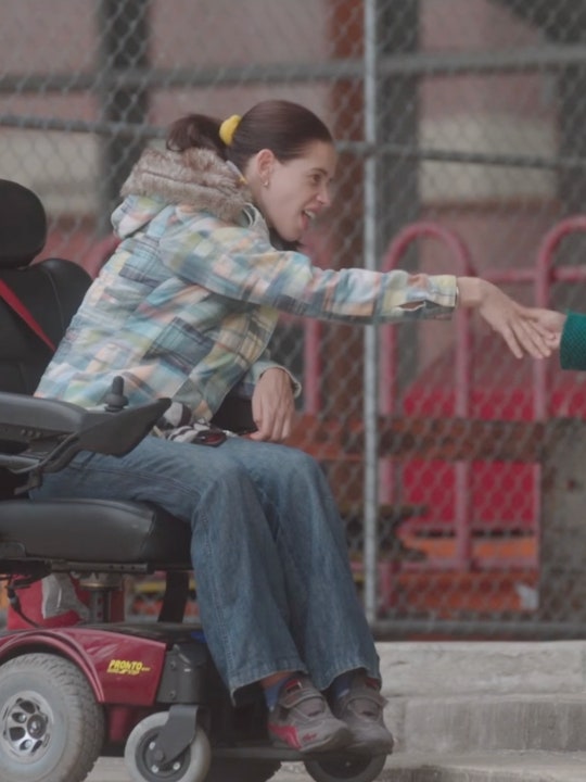 Disability Pride Month What to Watch The characters Laila and Khanum reach out to touch each other's hands.