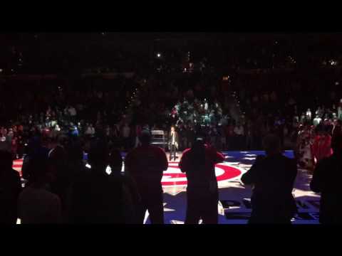 Leah Monet| National Anthem |NBA Atlanta Hawks vs Miami Heat