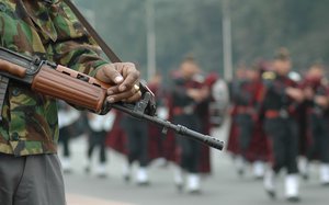 INDIA-POLICE-COMMANDOIndia Kolkata Police Commando at Red Road during the Parade Reasal in Kolkata in Eastern India City ----- WN/BHASKAR MALLICK