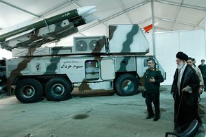 Ayatollah Ali Khamenei visits Khordad air defense system accompanied by Gen. Amir Ali Hajizadeh, second right