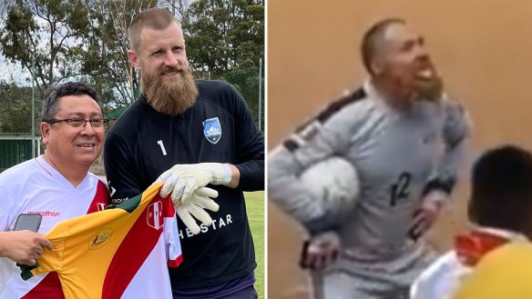 Andrew Redmayne and Peru fans