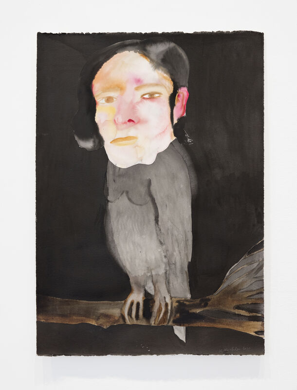 Klara Kristalova, ‘Med ålderns rätt / It Comes with Age’, 2020, Drawing, Collage or other Work on Paper, Watercolour, collage on paper, Galleri Magnus Karlsson