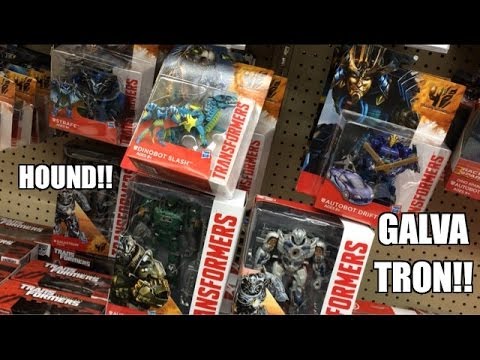 TRANSFORMERS 4 Voyager Wave 2 Figures at TOYSRUS!! Hound! Galvatron! Drift!