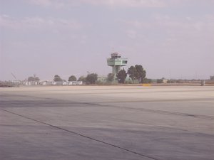 Tripoli International Airport control tower