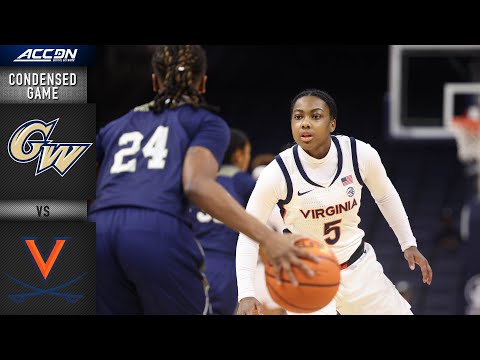 George Washington vs. Virginia Condensed Game | 2022-23 ACC Women’s Basketball