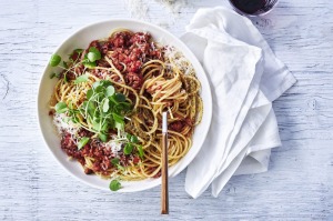 Vegetarian cauliflower ragu pasta recipe. 