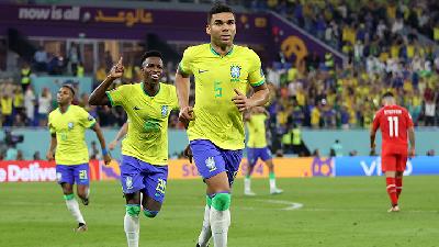 Casemiro Strike Sends Brazil Into Last 16 World Cup