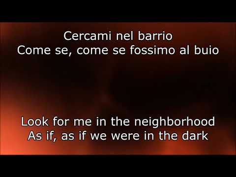 Mahmood - Barrio Lyrics (Italian/English/Greek)