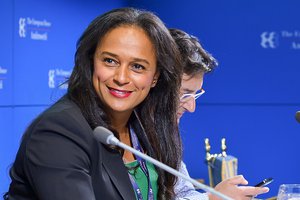 Angolan billionaire businesswoman Isabel dos Santos