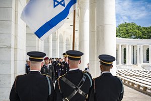 Israel Defense Forces Chief of the General Staff Lt. Gen. Aviv Kohavi Participates in an Armed Forces Full Honors Wreath-Laying Ceremony at the Tomb of the Unknown Soldier