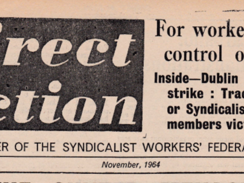 Header from an issue of Direct Action