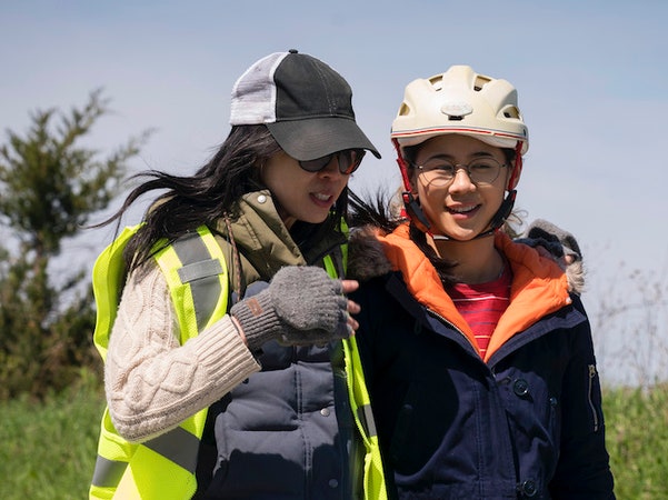 Director Alice Wu and actor Leah Lewis