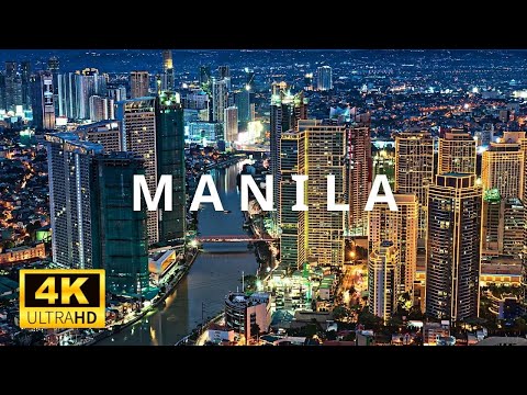 Manila, Philippines 🇵🇭 in 4K ULTRA HD 60FPS by Drone