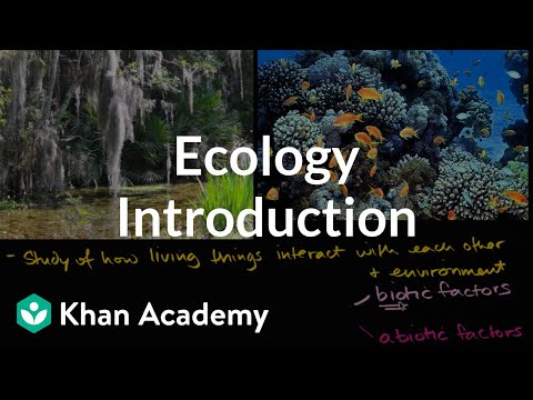 Ecology introduction | Ecology | Khan Academy