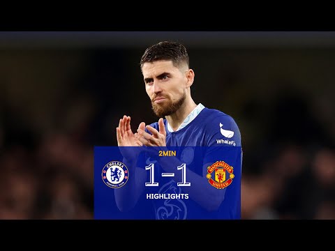 Chelsea 1-1 Manchester United | Premier League Highlights