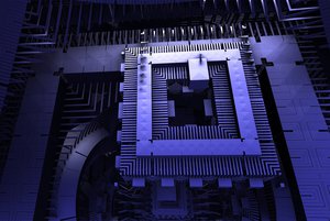 Quantum computer structure