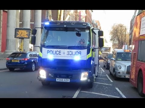 **VERY RARE** British Transport Police ERU Responding in London