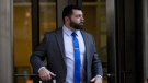 Roberto Minuta of Prosper, Texas, leaves federal court in Washington, Jan. 23, 2023, after he and three other members of the Oath Keepers were convicted of seditious conspiracy in the Jan. 6, 2021, U.S. Capitol attack in the second major trial involving far-right extremists accused of plotting to forcibly keep U.S. President Donald Trump in power. (AP Photo/Andrew Harnik)