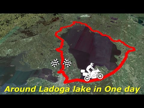 Around Lake Ladoga in 11 hours 777km /ADV.noobs [ENG SUB]