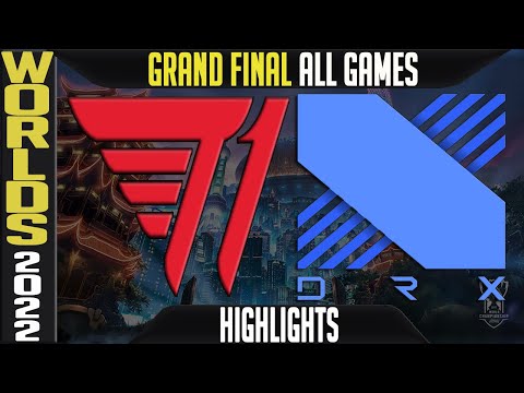 T1 vs DRX Highlights ALL GAMES | Worlds 2022 GRAND FINAL | T1 vs DRX