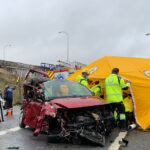 Un nuevo accidente en la M-301 a su paso por Butarque deja dos personas heridas