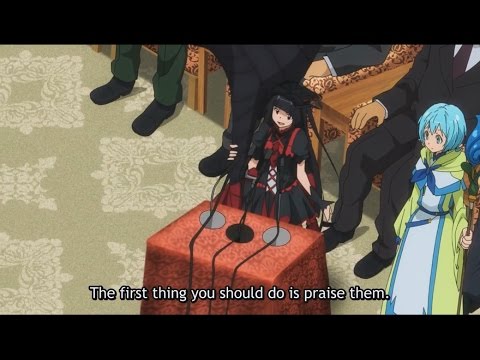 Rory Mercury speech Gate: Jieitai Kanochi nite, Kaku Tatakaeri