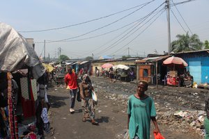 Street in the Democratic Republic of the Congo