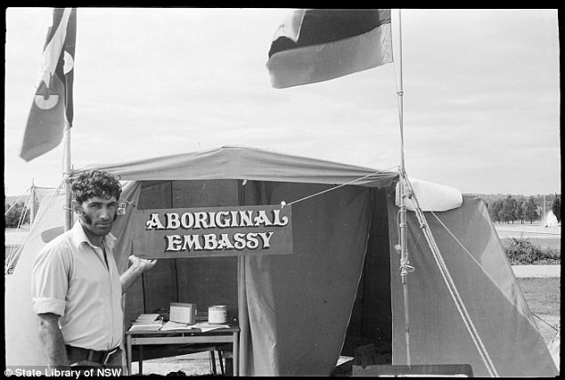 A fire has been continuously burning in the Aboriginal Tent Embassy in Canberra for 45 years