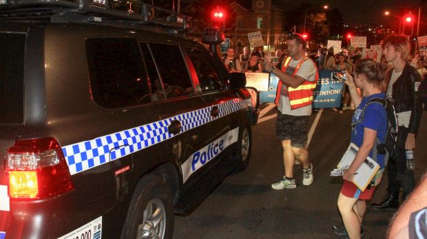 About 300 attended the vigil for baby Asha at the Lady Cilento Hospital on Saturday night.