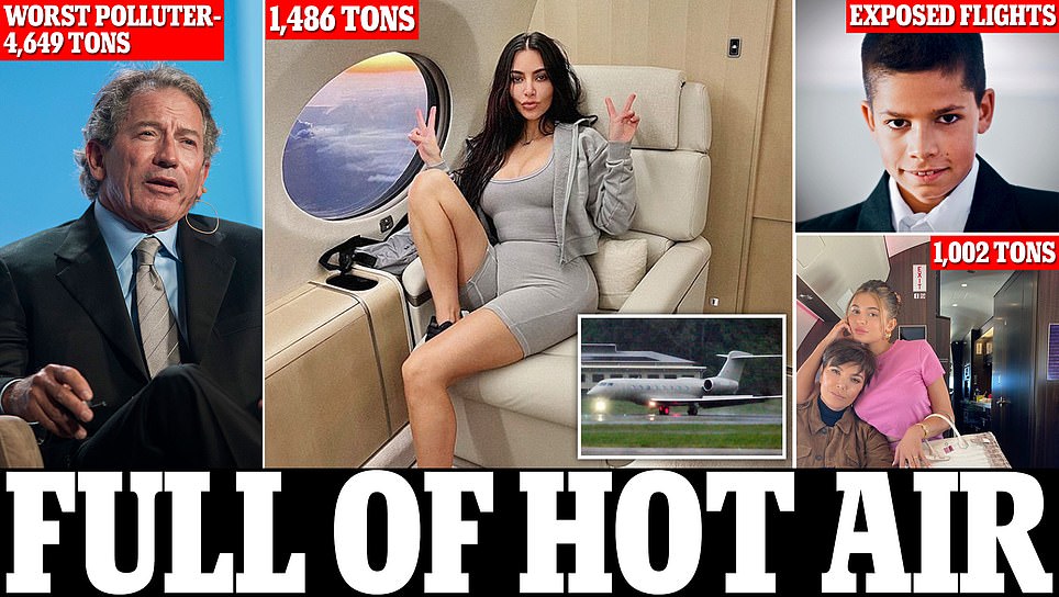 Seattle schoolboy, 17, exposes carbon footprint of 'hypocrite' private jet-loving stars