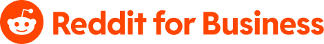 Reddit for Business logo with orange-red text.